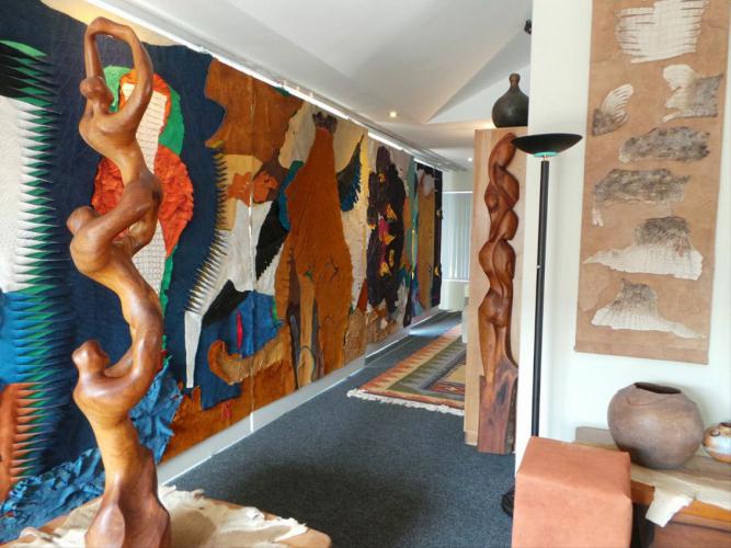 Beatrix Bosch, South African artist's new home forms the perfect backdrop to her incredible artworks.